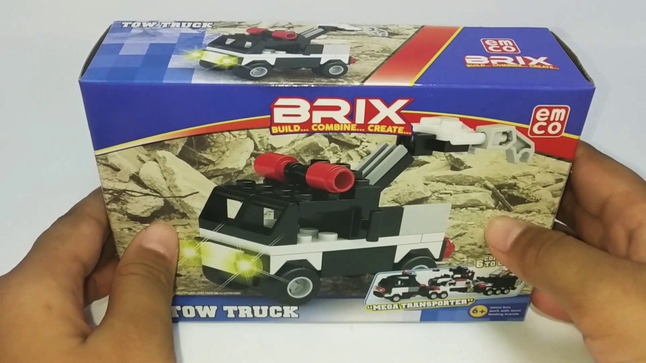  TRUK  DEREK  Unboxing dan Merakit Lego  TRUK  DEREK  Emco 