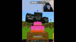 Minecraft Java VS Bedrock Wither (Payphone)