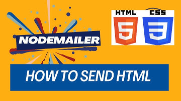 04 | Nodemailer: Sending HTML Content and Templates #nodemailer #nodejs #codingbeast