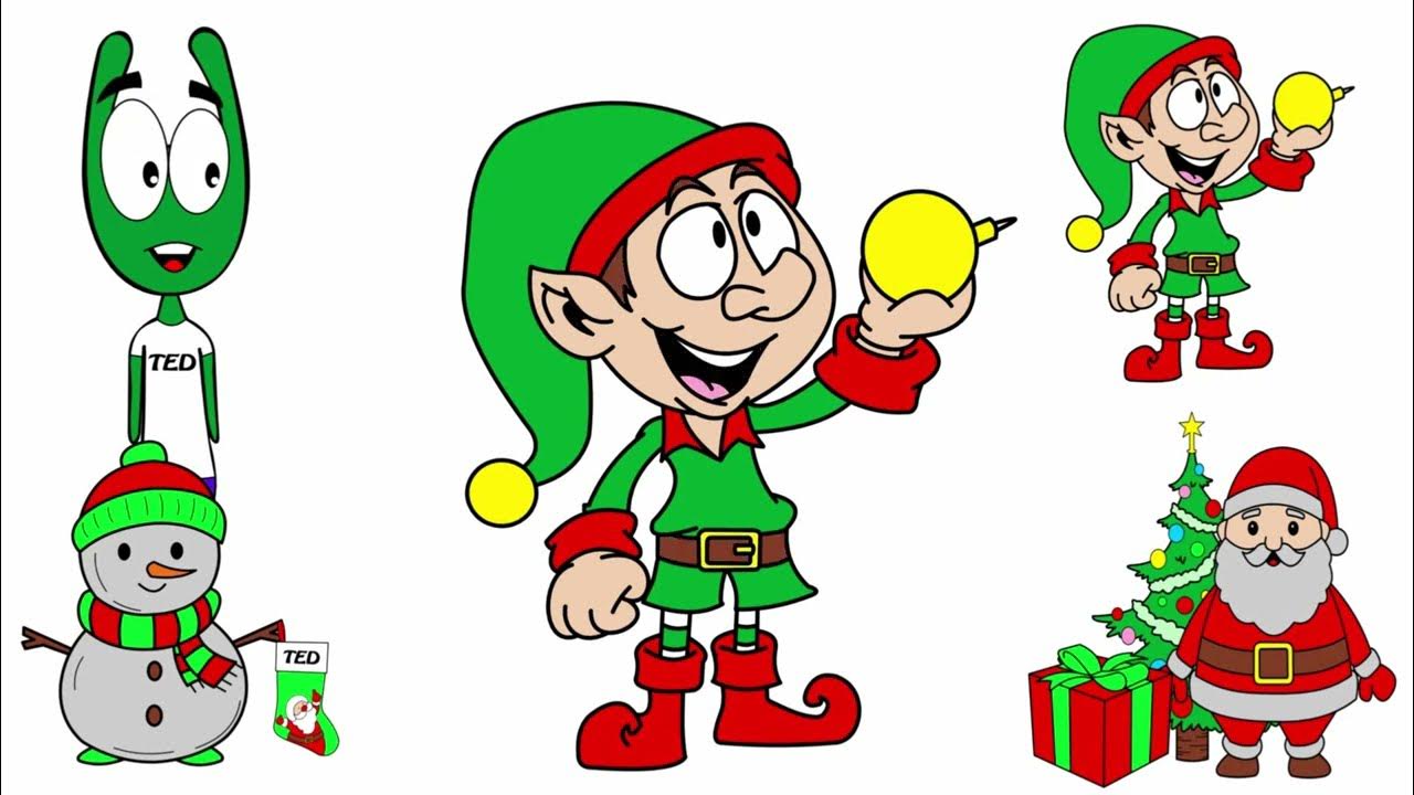 APPRENDRE A DESSINER UN LUTIN DE NOEL FACILEMENT ETAPE PAR ETAPE YouTube