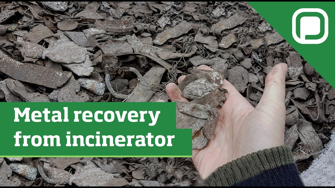 Metal recovery from incinerator slag Panizzolo recycling YouTube