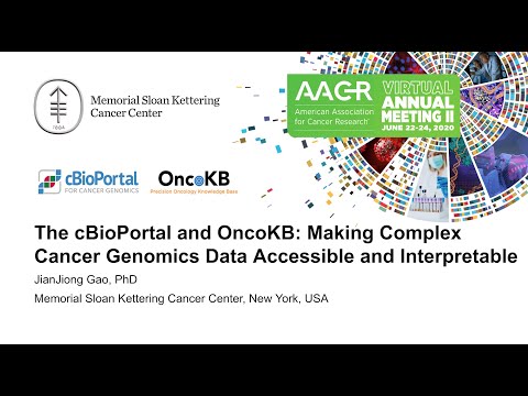 The cBioPortal and OncoKB: Making complex cancer genomics data accessible and interpretable