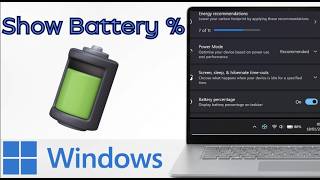 Best Free Way to Show Battery Percentage - Windows 11