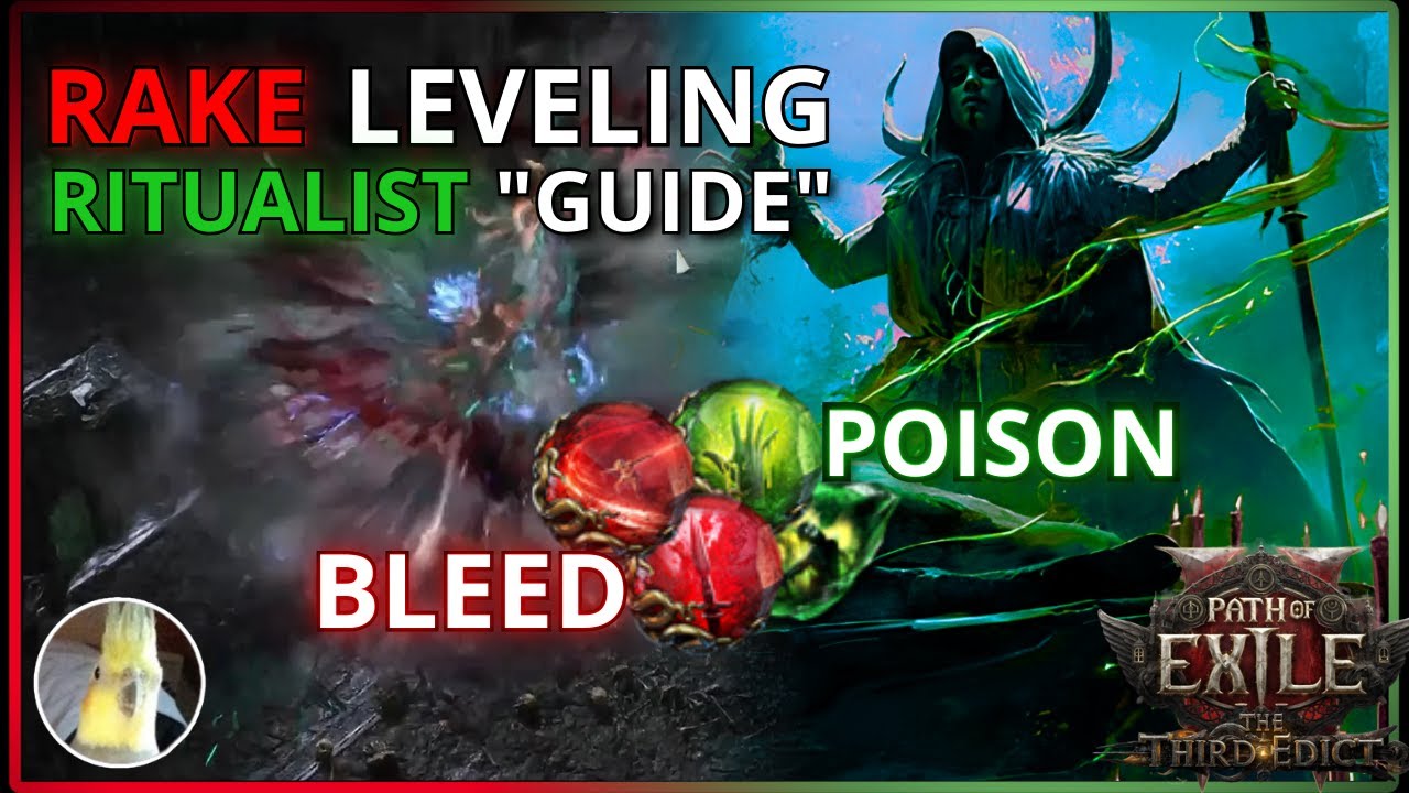 [PoE2 0.3] Rake + Бесконечный Вестник Кровавой Цепи Охотницы - Руководство по прокачке Ритуалиста