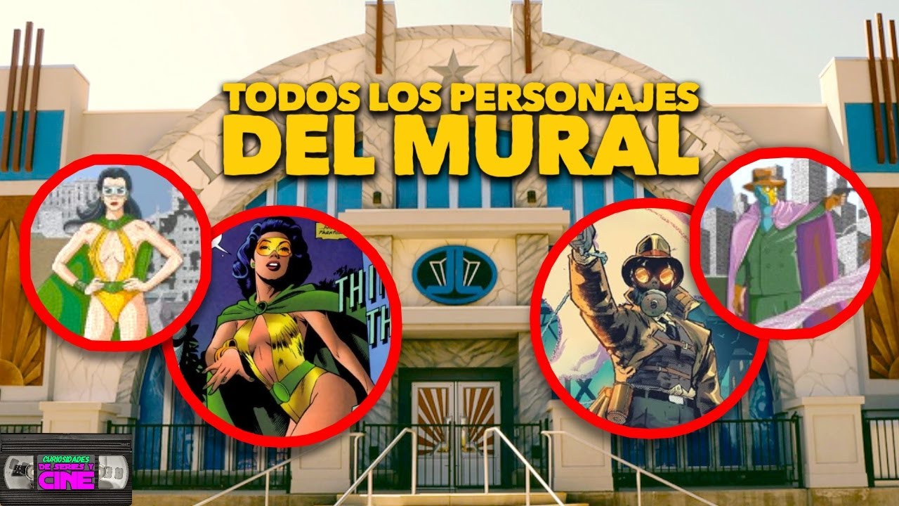 TODOS los personajes del MURAL del Salón de la Justicia en SUPERMAN explicados!