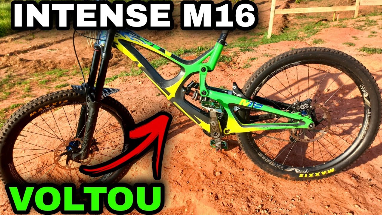 MONTANDO A INTENSE M16  PARA DOWNHILL E DANDO TCHAU PARA A VIKING X TUFF 25