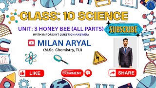 Class: 10 || Science || Unit: 3 || Honeybee || All Parts (Combined)