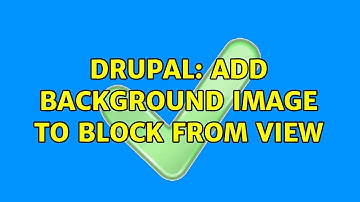 Drupal: Add background image to block from view