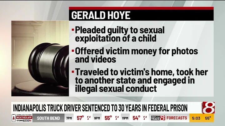 Indianapolis truck driver sentenced to 30 years in federal prison