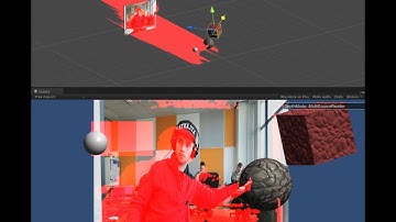 Kinectv2 live depth map to mask & color + unity 5.2