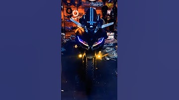 R15V3 MODIFICATION‼️r15 v3 Headlight modification💥r15v3 customized💙r15 v3 winglet #r15v3 #short #r15