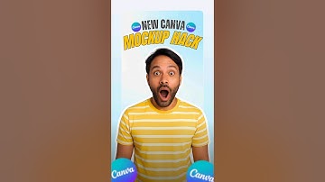 😱How to Create a Custom Mockup in Canva in Just Few Seconds! #CanvaMockup #CanvaTips #MockupsInCanva