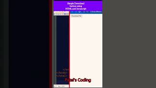 Clickity-Click: Unlocking the Magic of the Download Button! #viral #shorts #javascript