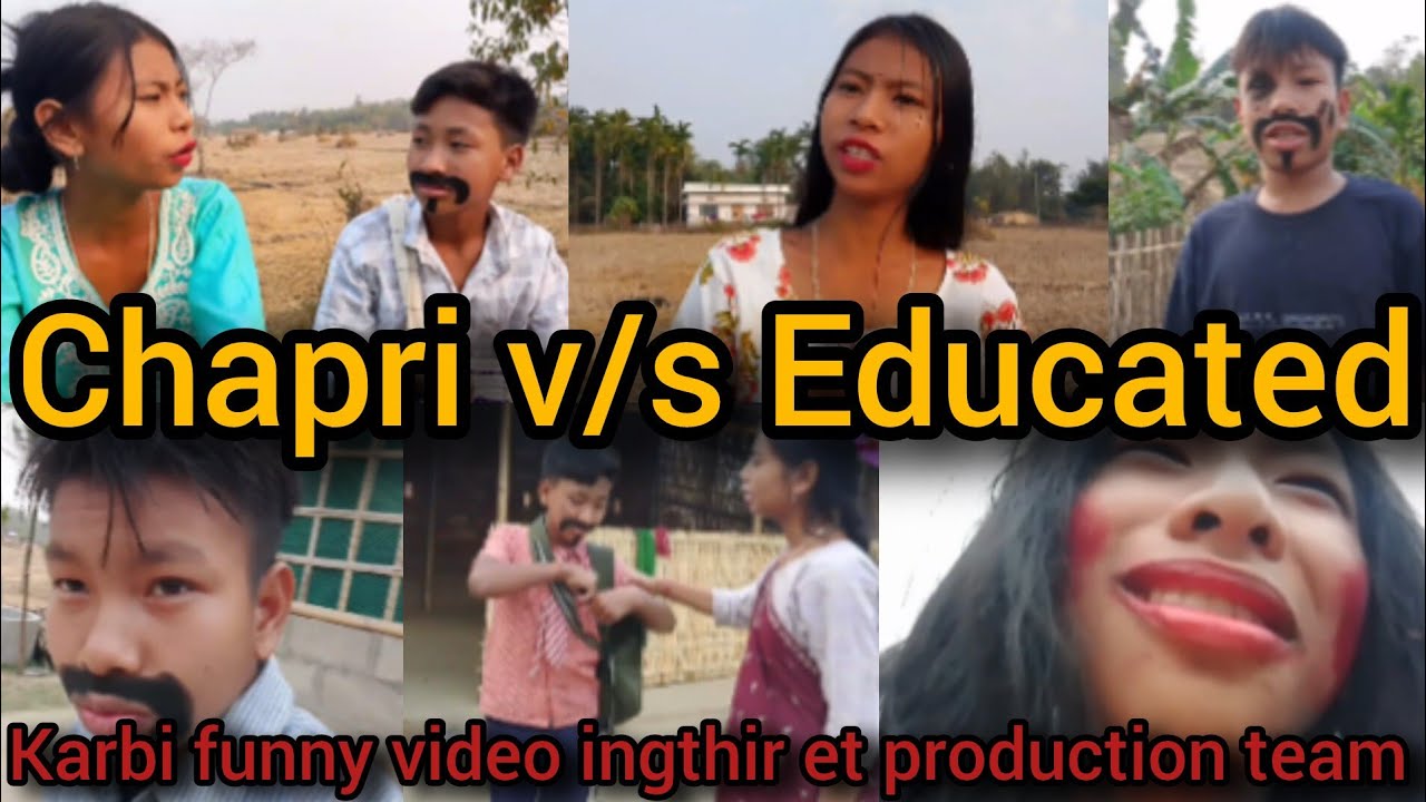 Chapri v/s Educated || ingthir et production #funny #comedyshorts #karbicomedy #shortvideos #comedy 