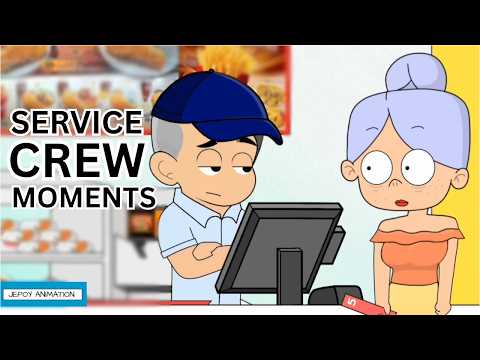 SERVICE CREW MOMENTS | Pinoy Animation