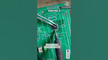 Soldering SMD Microcontroller #electronics #microcontroller #esp8266 #electronic #electronics_hobbyy