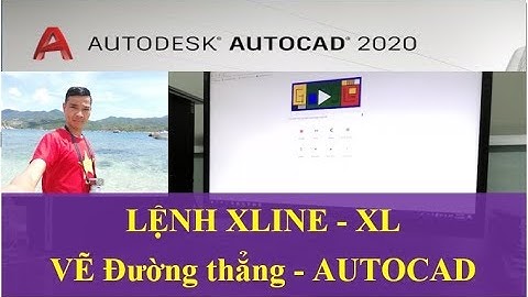 #themanhtv Học AutoCAD 2020 Tutorial Video 11: Lệnh Xline (XL) - Vẽ đường thẳng trong Autocad