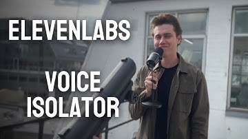 The new AI Voice Isolator from ElevenLabs!