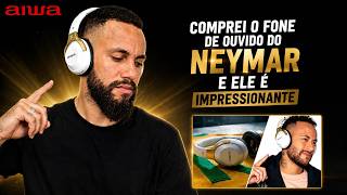UNBOXING E REVIEW FONE DO NEYMAR - Aiwa AWS-HP-NJ-01-WG EDIÇÃO LIMITADA. IMPRESSIONANTE.