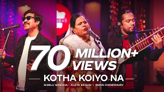 Kotha Koiyo Na | Coke Studio Bangla | Season 2 | Shiblu Mredha X Aleya Begum X Emon Chowdhury chords