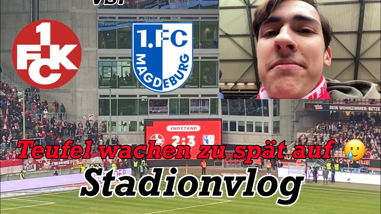 AUFHOLJAGD am BETZE kommt zu SPÄT! 👹🥲 // 1. FCK vs. 1. FC Magdeburg Stadiovlog Trainingsteufel