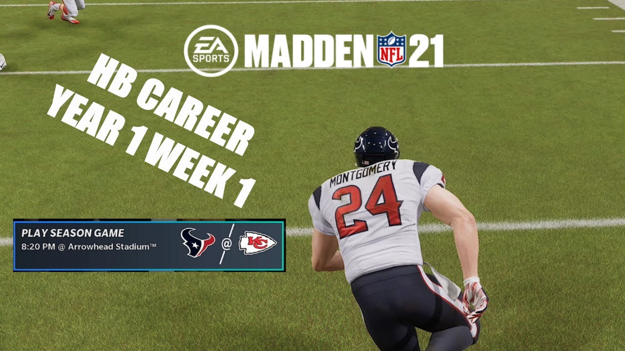 STARTING OUR HB CAREER!- Madden 21 Next Gen HB Player Franchise (Year 1 Week 1)