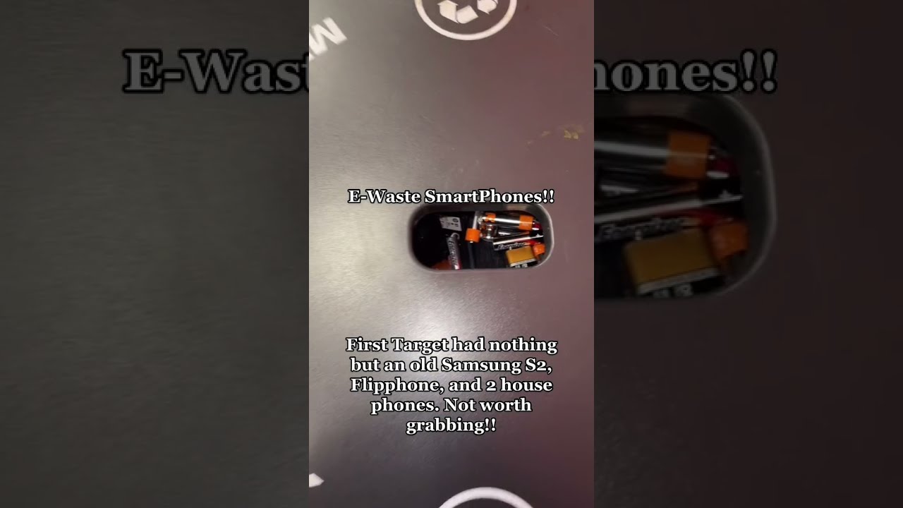 E-Waste Target Bin Finds!! 