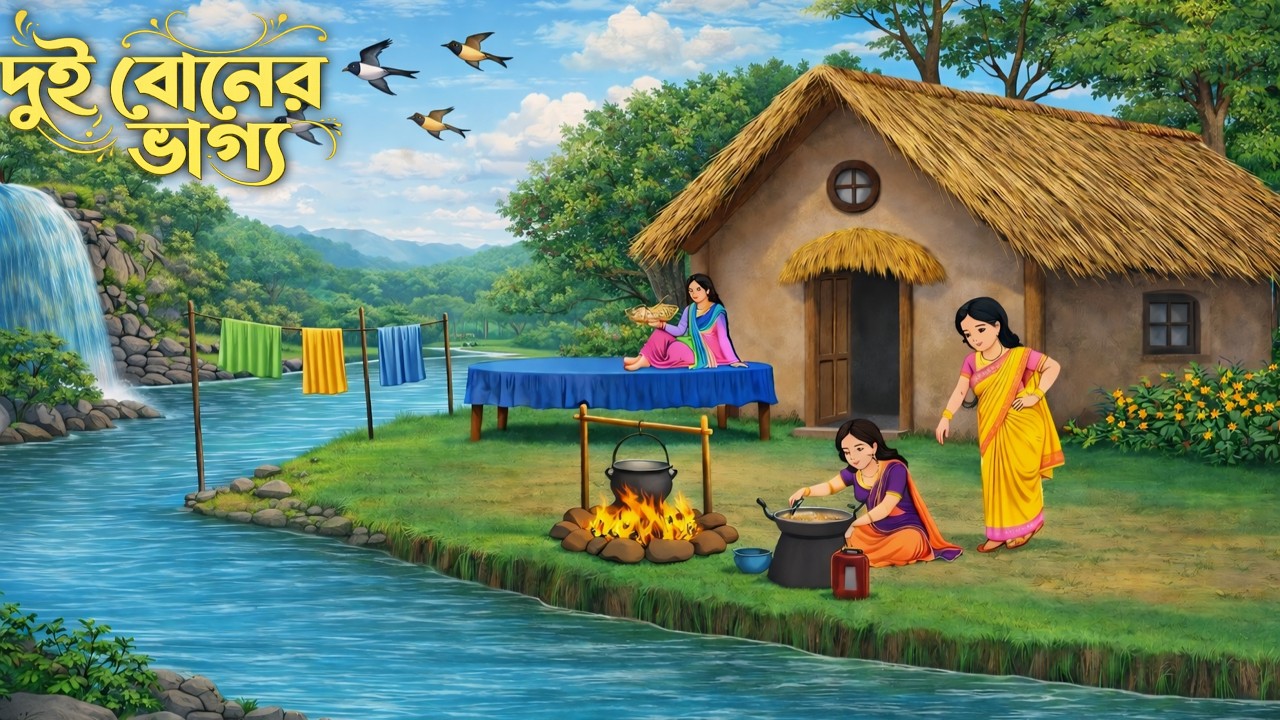 গরিব বাবার আদরের মেয়ের ভাগ্য | Bangla Moral Cartoon Stories | Rupkotha Golpo Bangla |