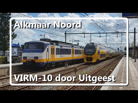 VIRM-10 rammelt door Uitgeest!