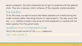 Solving the Child components not updating Issue in React Native