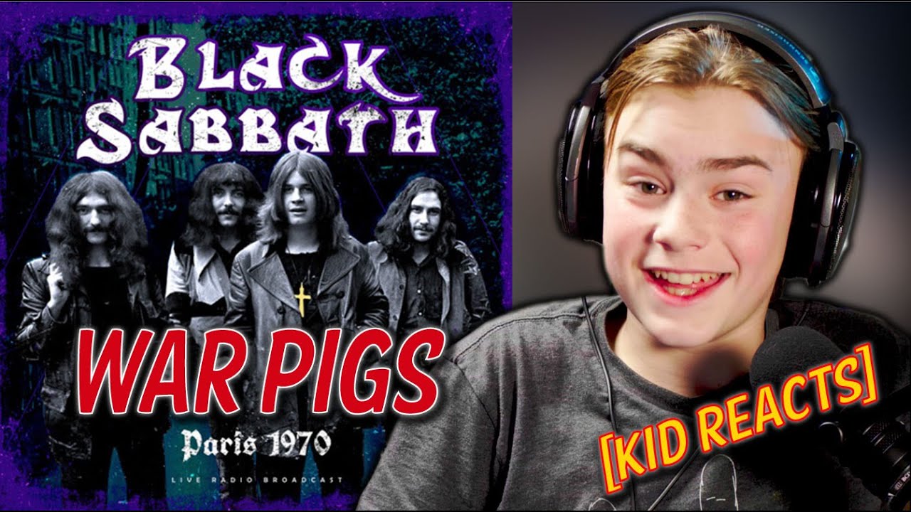 WAR PIGS Live in Paris! Gen Alpha Kid Reacts to BLACK SABBATH! The