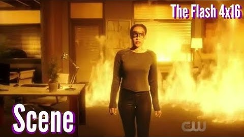 The Flash 4x16 | Iris attempts to put out the fire