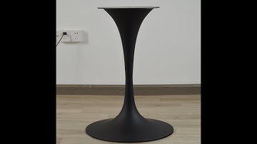 iron tulip table base