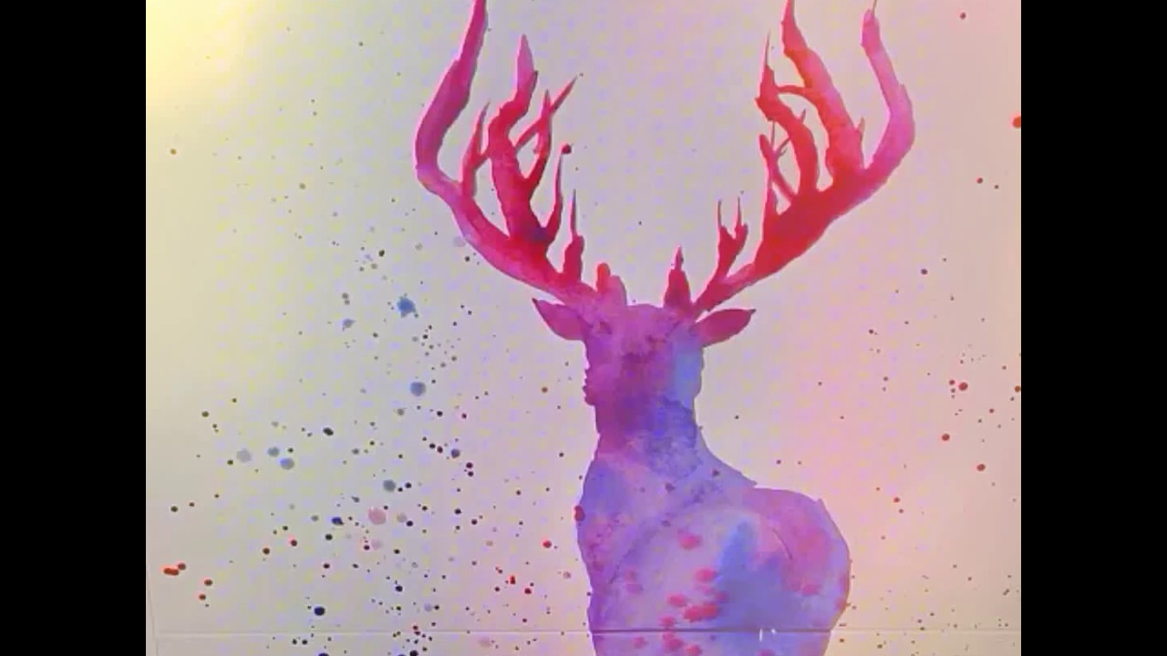 How to watercolor an elk on your Buntbox video phone beyonce mp3