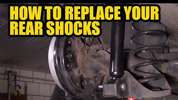 How to replace the rear shocks on a polo mk5 (6R, 6C) and other VAG models