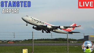 LIVE : STANSTED Airport | Saturday Chill Stream 17/5/24 #aviation #liveairport #planespotting