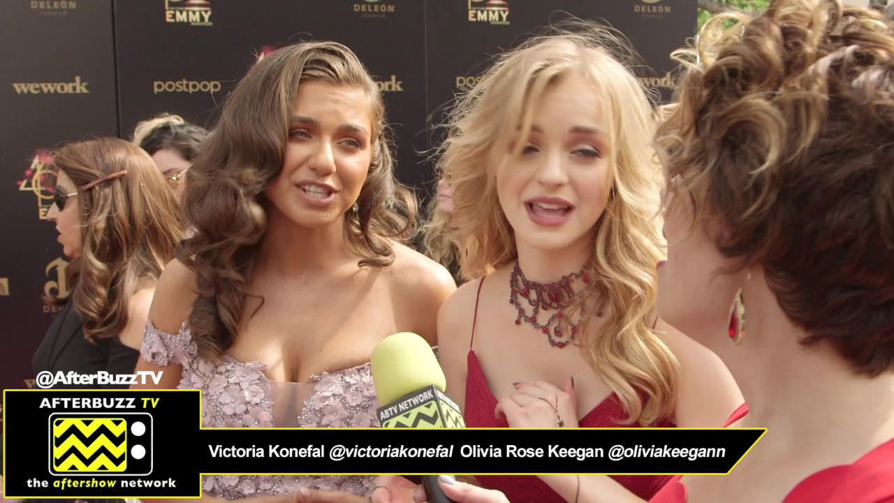 Victoria Konefal & Olivia Rose Keegan Interview | 2019 Daytime Emmy Awards