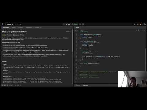 LeetCode Chief - 1472. Design Browser History