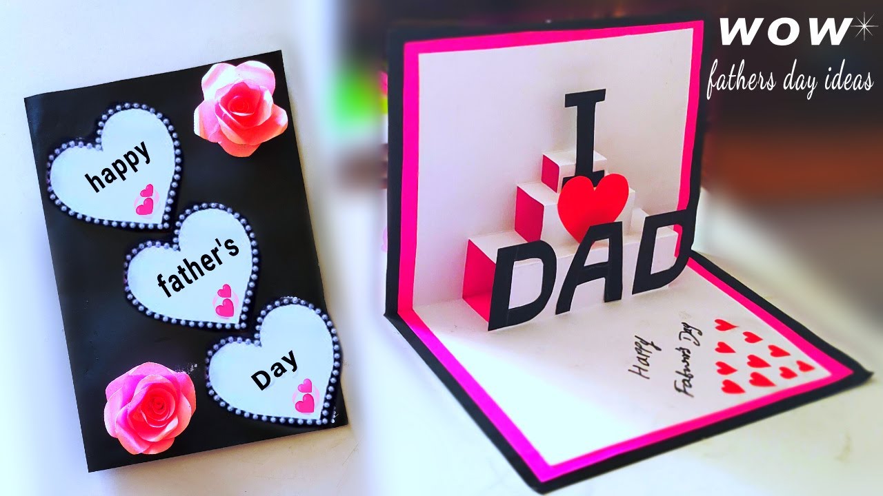 Easy Father's Day Pop Up Card Template Creative Pop Up Cards | lupon.gov.ph