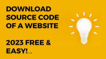 How to DOWNLOAD SOURCE CODES of ANY Website 2023