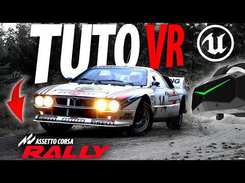 🔥ASSETTO CORSA RALLY in VR💥90/72 FPS, CRAZY thanks to GPU UPSCALING! COMPLETE VR Tutorial!