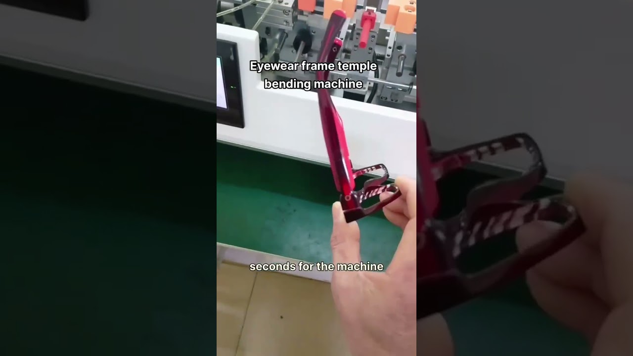 Eyewear automatic bending machine 