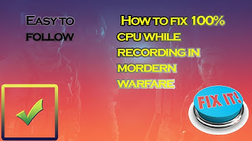 How to fix MW SEASON 4 /100% CPU usage/ Warzone PC lag/stutter/ performance!/ call of duty COD 2020