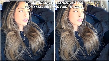 unique advanced transitions for video star free and paid with tutorials!