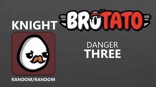 Brotato - Knight (Danger 3) with quarterstaves