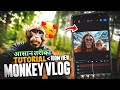 AI Se Monkey Vlog Kaise Banaye ? | Viral Monkey Vlogs Banane Ka Tarika 2025 🔥