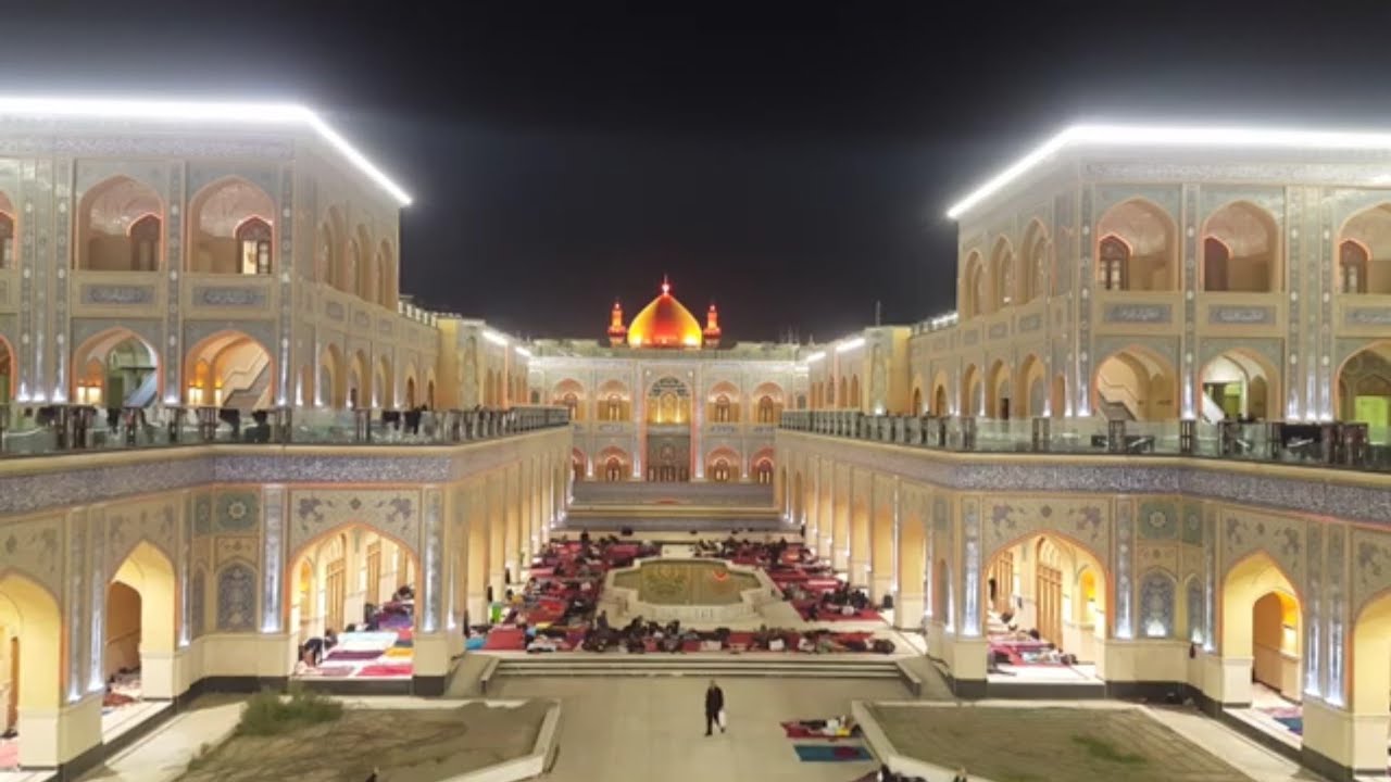 صحن سيدة فاطمة الزهراء سلام عليها 2022 HD