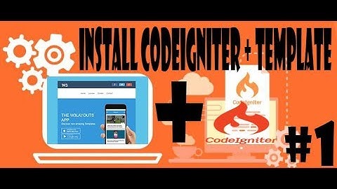 Tutorial Membuat CRUD di CodeIgniter - Modul Install, Full Penjelasan #1