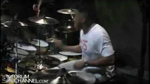 Ronald Bruner Jr. w/Anthony Crawford on bass.