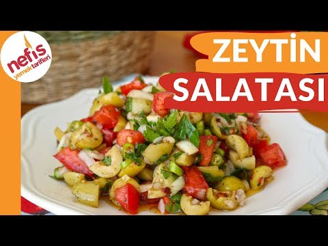 Video: Siyah Zeytin: Zeytinli Salata Hazırlamak